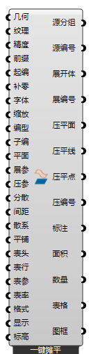 一键摊平