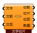 文字切片