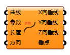 曲参垂线