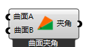 曲面夹角